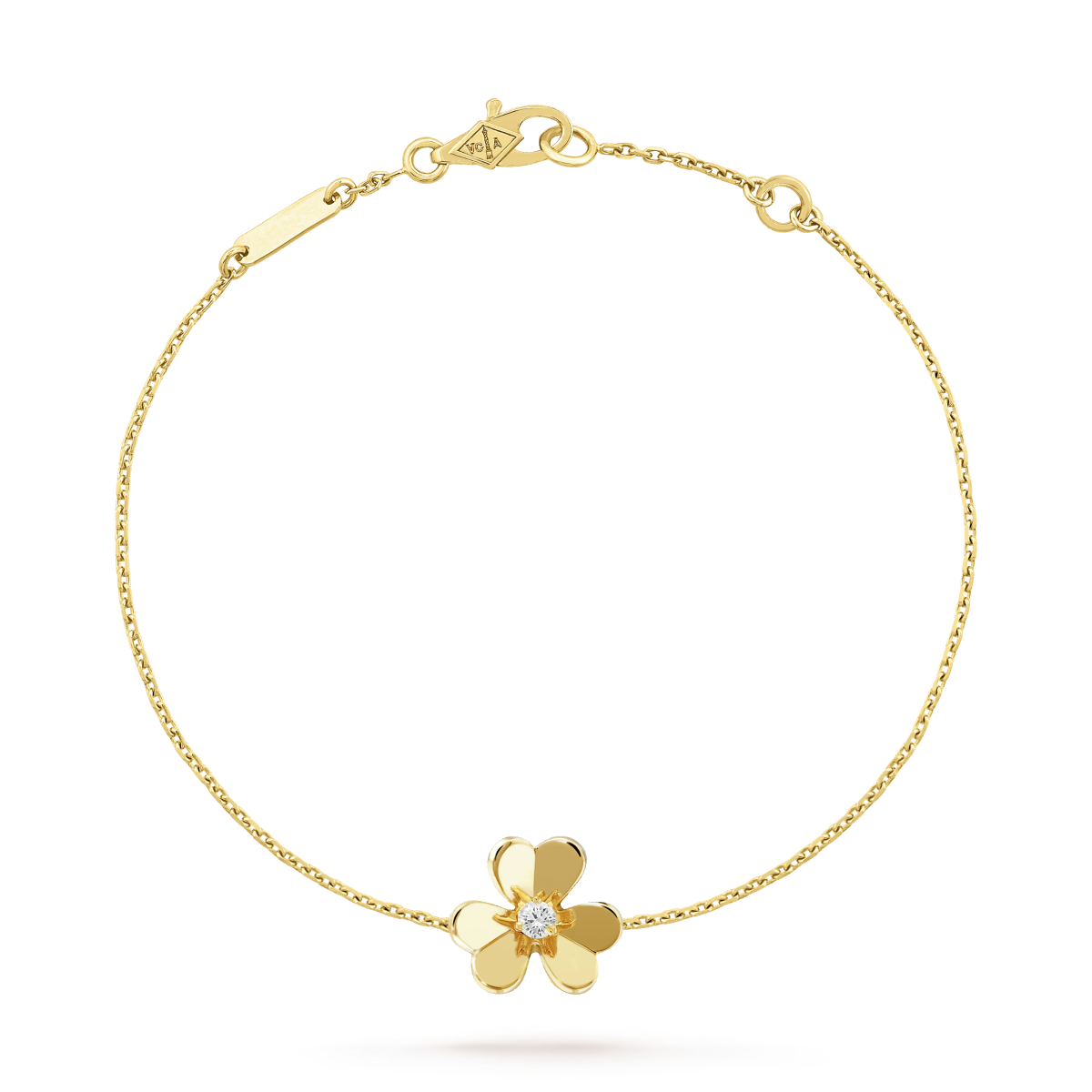 [Ornora Jewelry]FRIVOLE GOLD FLOWER PINK MALACHITE BRACELET
