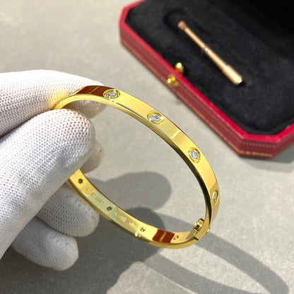 [Ornora Jewelry]LOVE BRACELET 6.1MM 10 DIAMONDS