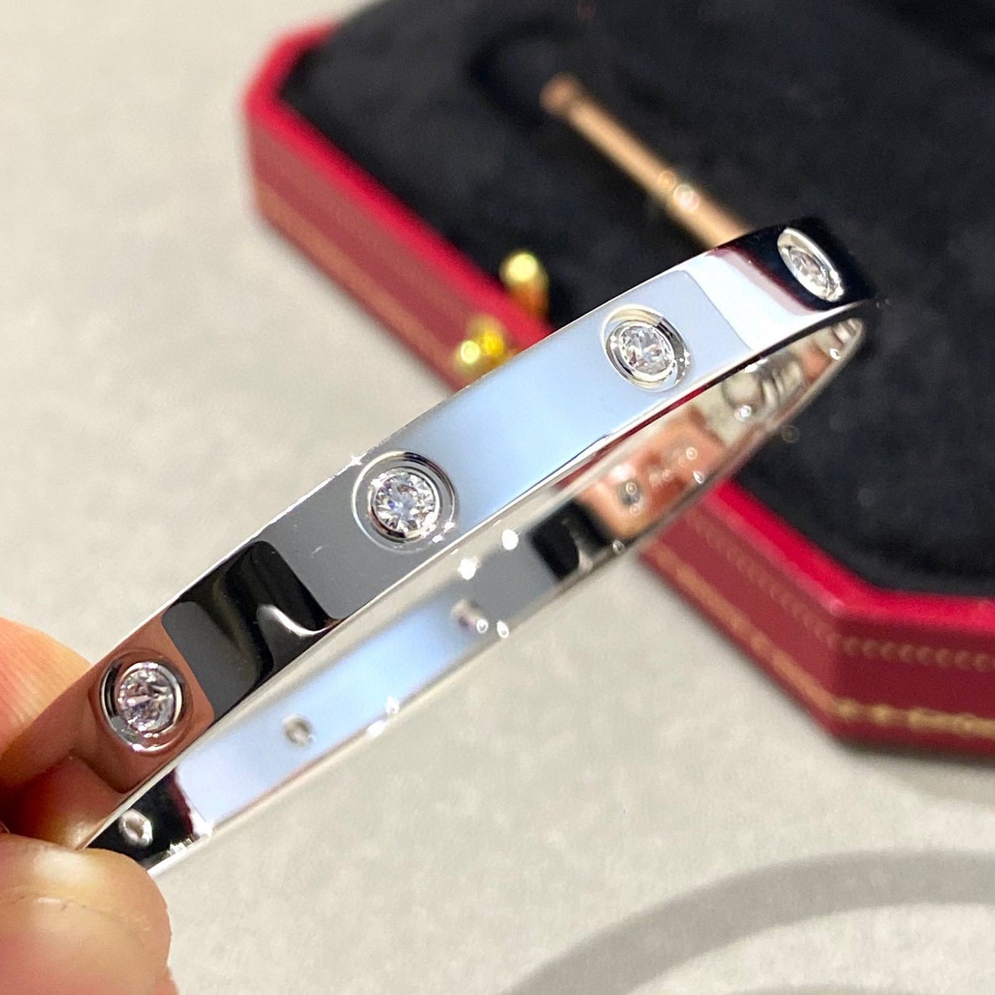 [Ornora Jewelry]LOVE BRACELET 6.1MM 10 DIAMONDS