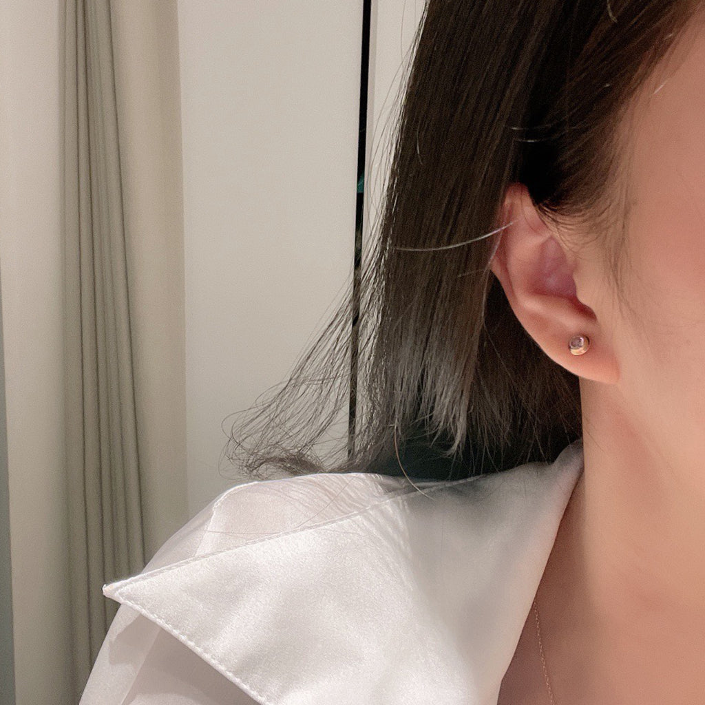 [Ornora Jewelry]DAMOUR PING DIAMOND EARRINGS