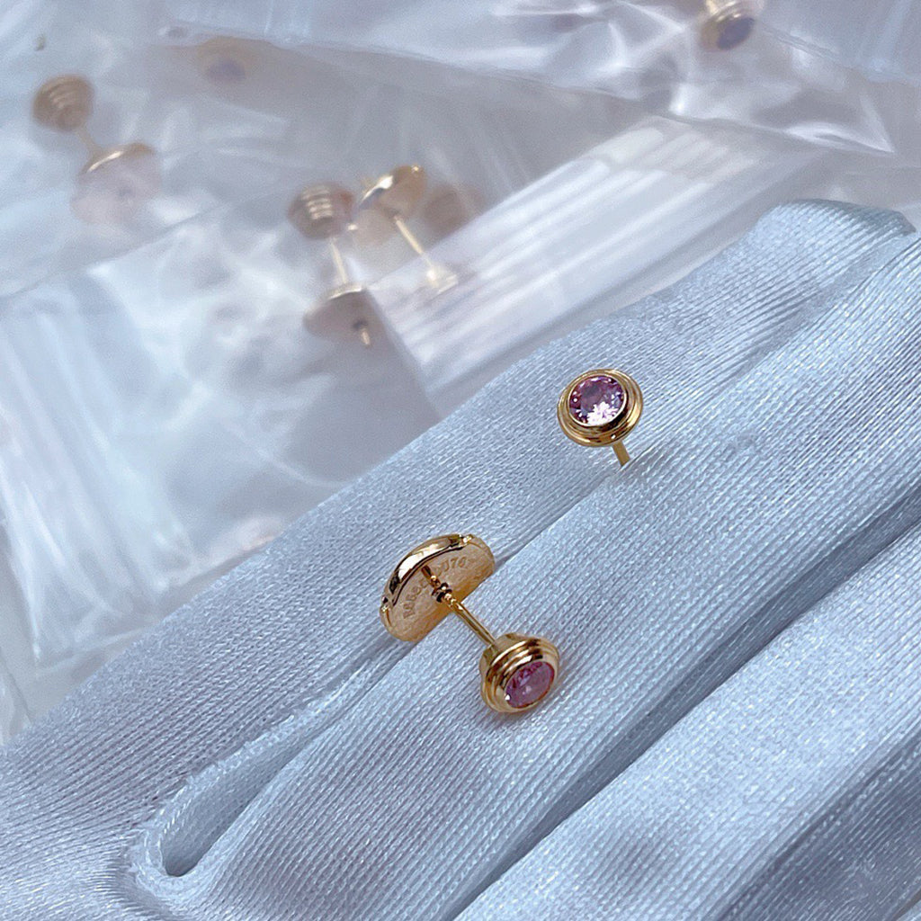 [Ornora Jewelry]DAMOUR PING DIAMOND EARRINGS