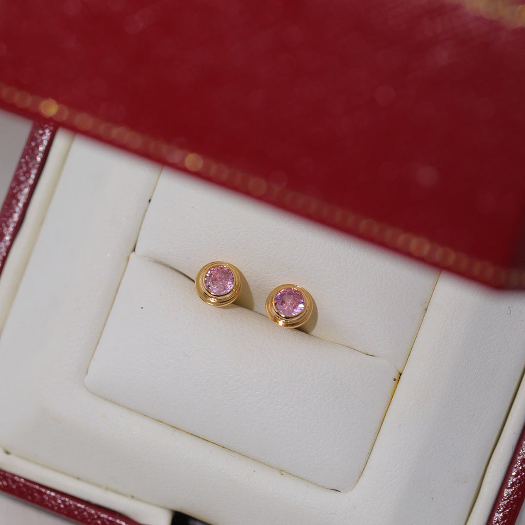 [Ornora Jewelry]DAMOUR PING DIAMOND EARRINGS
