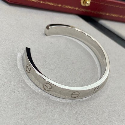 [Ornora Jewelry]LOVE BRACELET 6.1MM 1 DIAMOND OPEN CUFF
