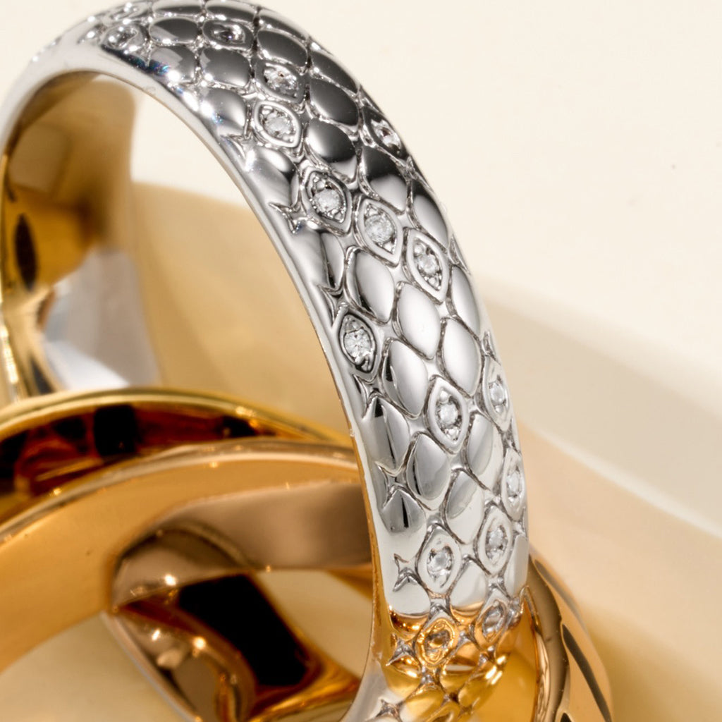 [Ornora Jewelry]TRINITY  RING LEOPARD PRINT