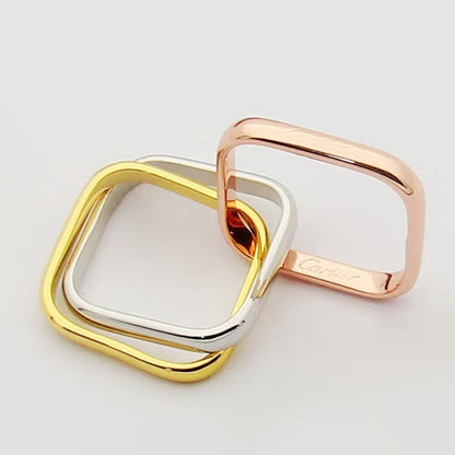 [Ornora Jewelry]TRINITY 3.5MM CUSHION RING COLLECTION