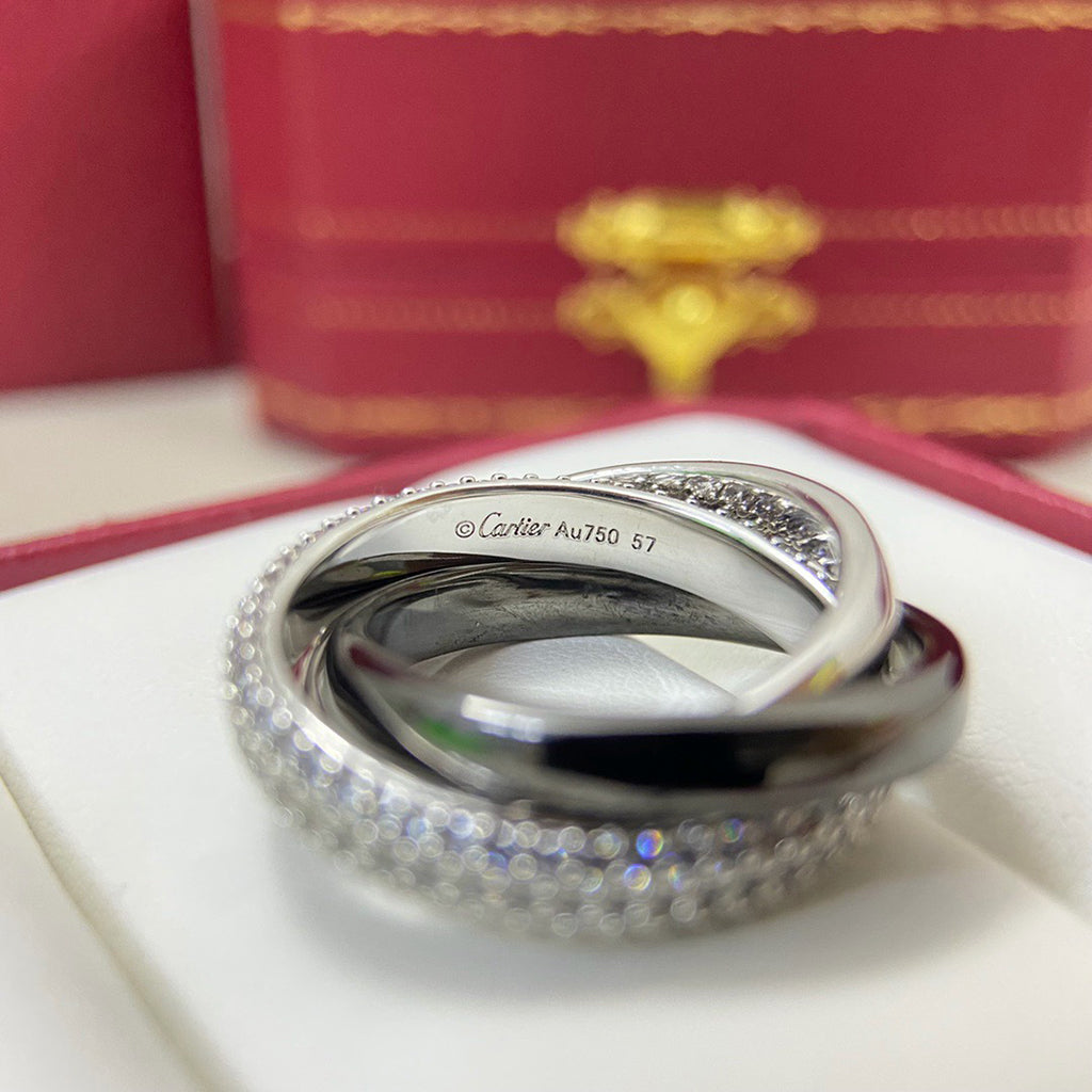 [Ornora Jewelry]TRINITY 3.2MM RING BLACK CERAMIC