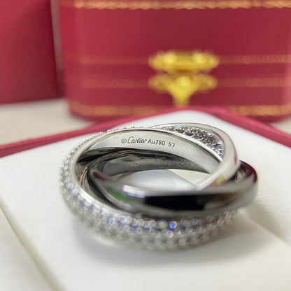 [Ornora Jewelry]TRINITY 3.2MM RING BLACK CERAMIC
