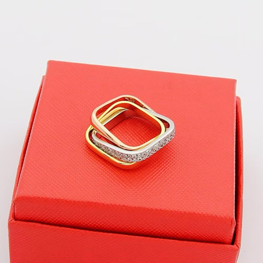 [Ornora Jewelry]TRINITY 3.5MM CUSHION RING COLLECTION