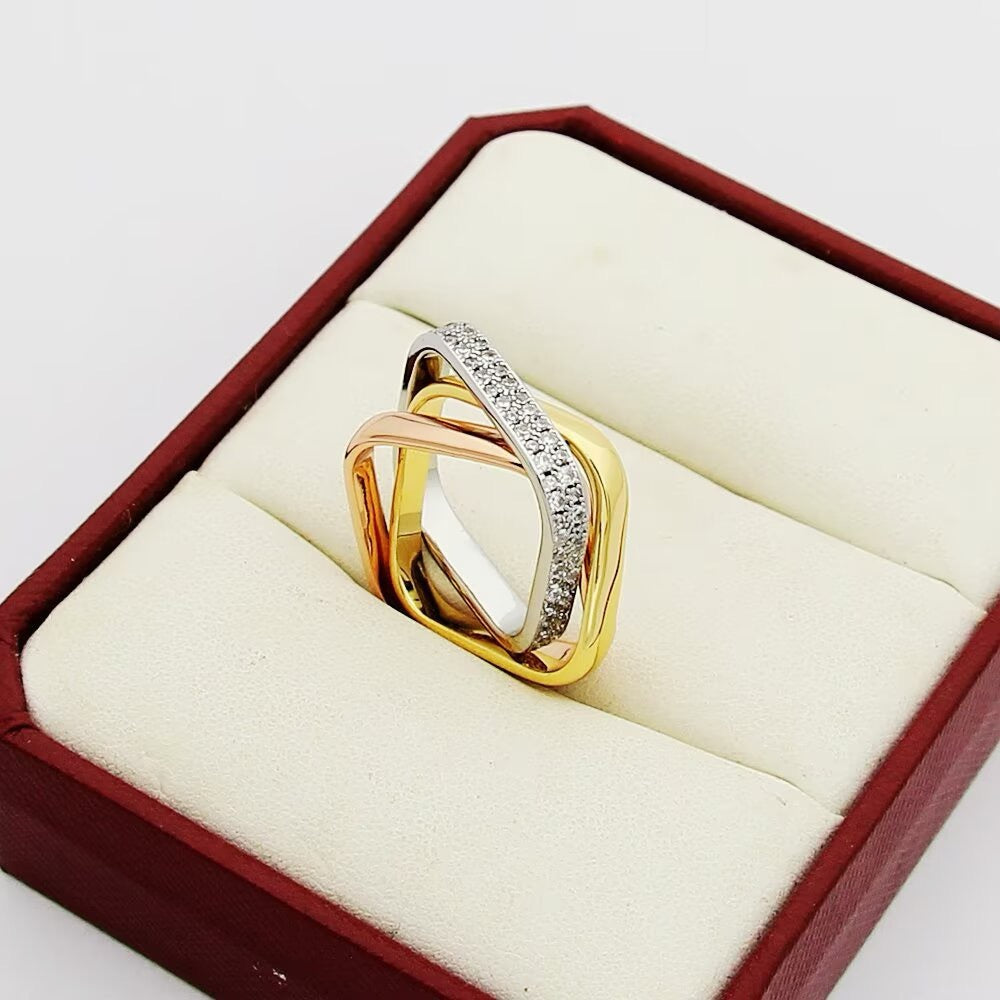 [Ornora Jewelry]TRINITY 3.5MM CUSHION RING COLLECTION