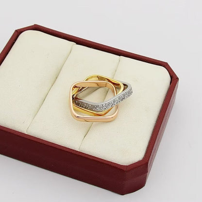 [Ornora Jewelry]TRINITY 3.5MM CUSHION RING COLLECTION