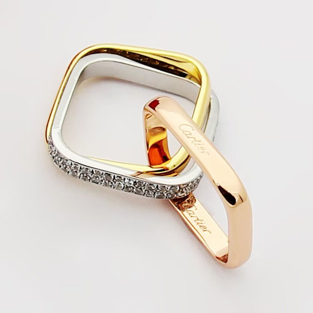 [Ornora Jewelry]TRINITY 3.5MM CUSHION RING COLLECTION