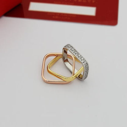 [Ornora Jewelry]TRINITY 3.5MM CUSHION RING COLLECTION