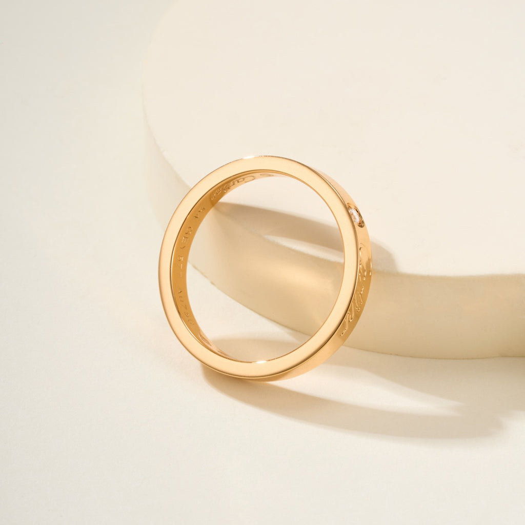 [Ornora Jewelry]LOVE RING 4MM 1 DIAMOND