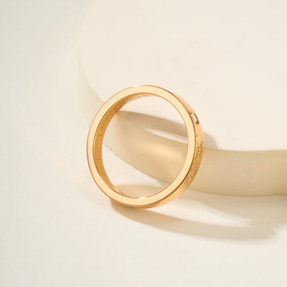[Ornora Jewelry]LOVE RING 4MM 1 DIAMOND