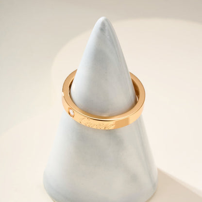 [Ornora Jewelry]LOVE RING 4MM 1 DIAMOND