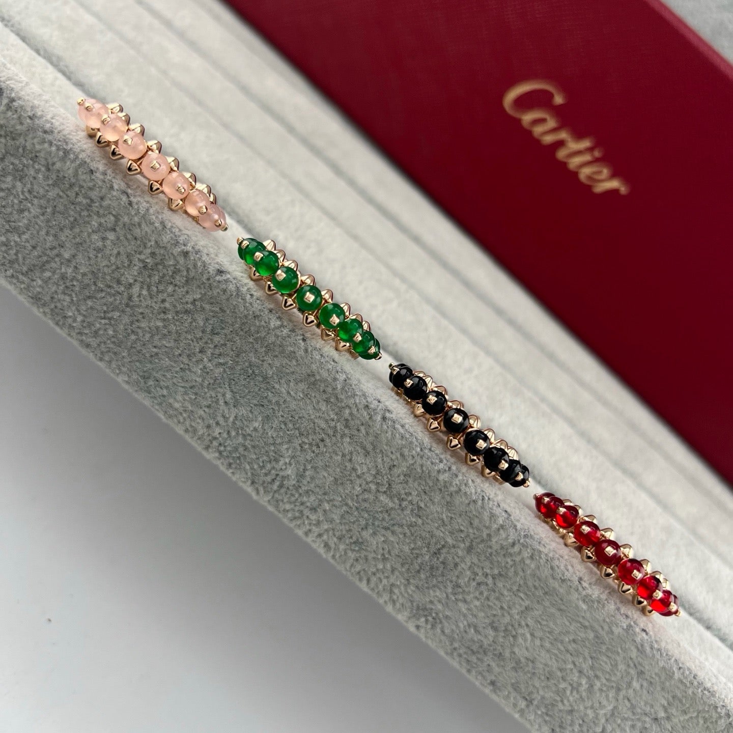 [Ornora Jewelry]CLASH 7.9MM AGATE CHALCEDONY RING