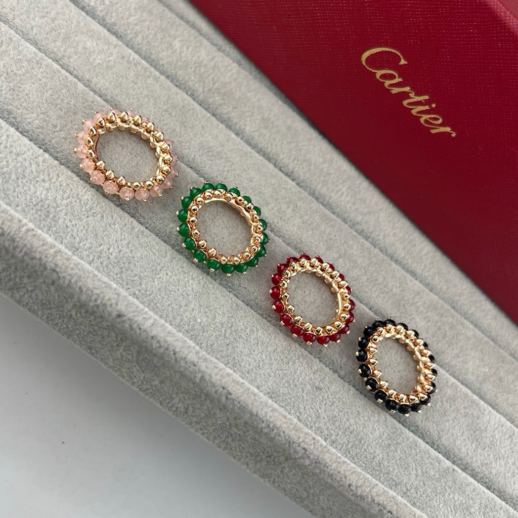 [Ornora Jewelry]CLASH 7.9MM AGATE CHALCEDONY RING