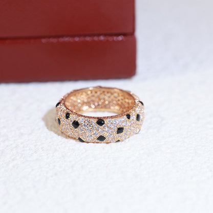 [Ornora Jewelry]PANTHERE SPOTTED FULL DIAMOND RING