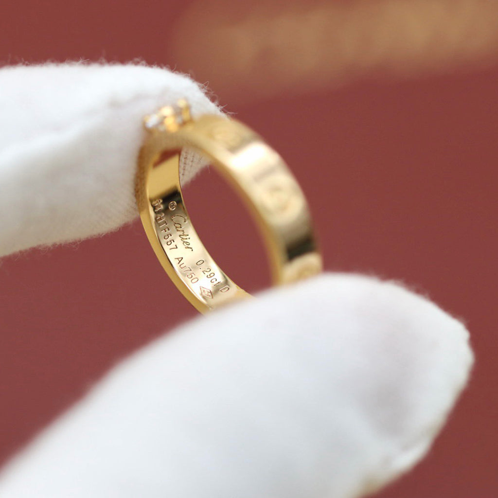 [Ornora Jewelry]LOVE RING 3.6MM 1 BIG DIAMOND