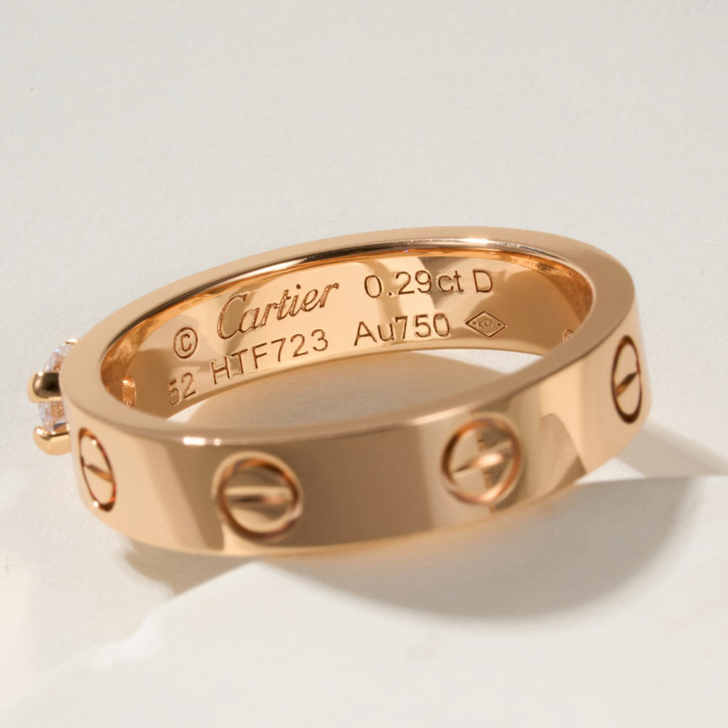 [Ornora Jewelry]LOVE RING 3.6MM 1 BIG DIAMOND