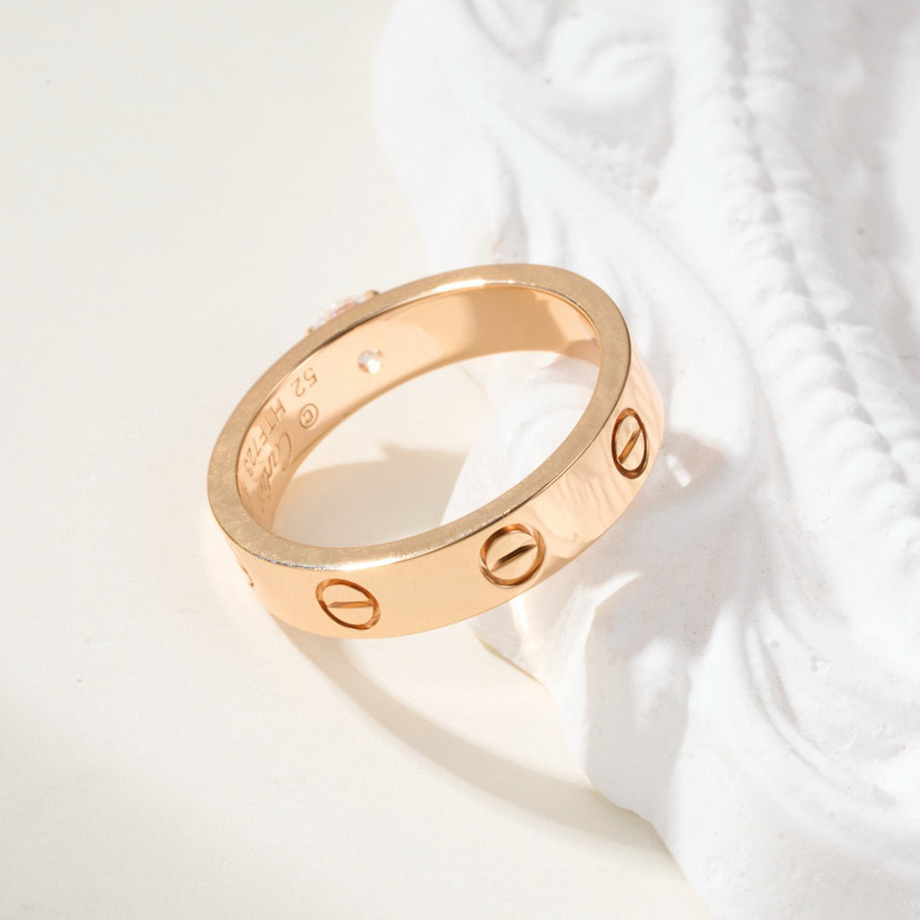 [Ornora Jewelry]LOVE RING 3.6MM 1 BIG DIAMOND