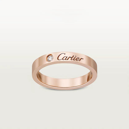 [Ornora Jewelry]LOVE RING 4MM 1 DIAMOND