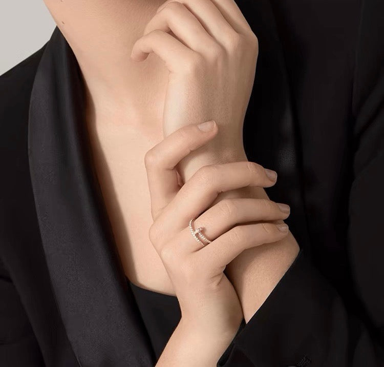 [Ornora Jewelry]JUSTE 1.8MM FULL DIAMOND RING