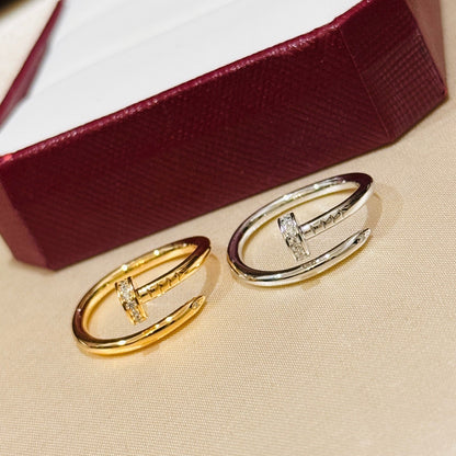 [Ornora Jewelry]JUSTE 1.8MM HALF DIAMOND RING