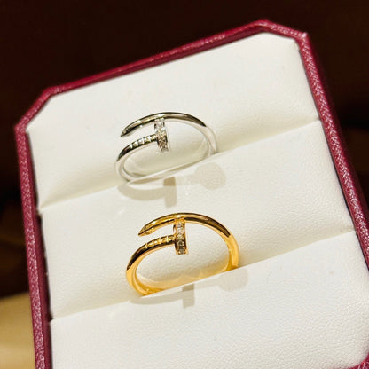 [Ornora Jewelry]JUSTE 1.8MM HALF DIAMOND RING