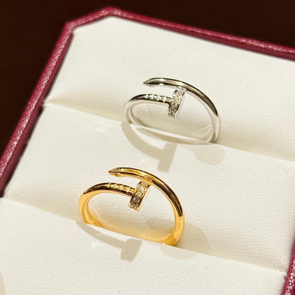 [Ornora Jewelry]JUSTE 1.8MM HALF DIAMOND RING