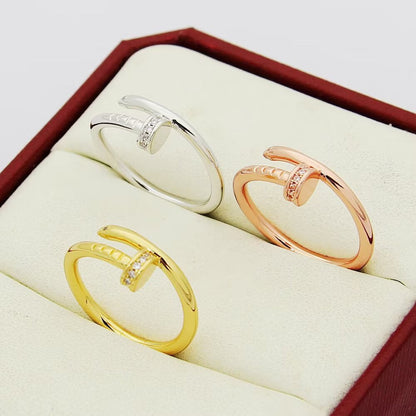 [Ornora Jewelry]JUSTE 1.8MM HALF DIAMOND RING