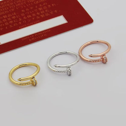 [Ornora Jewelry]JUSTE 1.8MM HALF DIAMOND RING