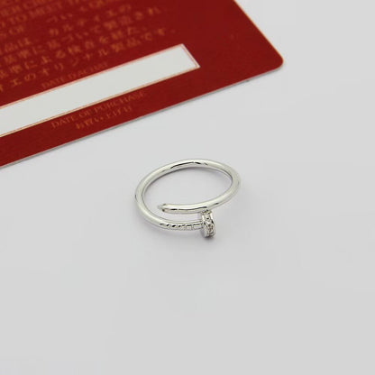 [Ornora Jewelry]JUSTE 1.8MM HALF DIAMOND RING