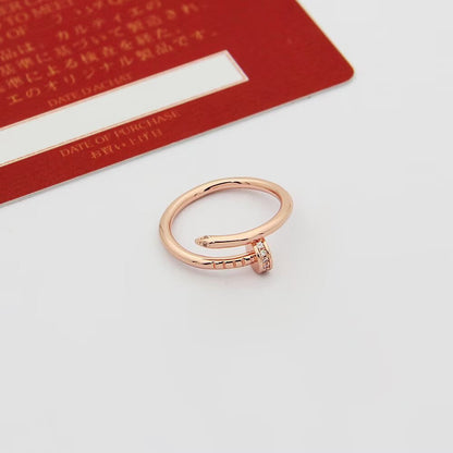 [Ornora Jewelry]JUSTE 1.8MM HALF DIAMOND RING