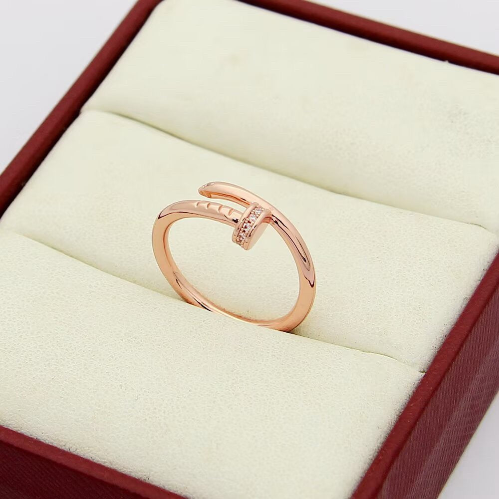 [Ornora Jewelry]JUSTE 1.8MM HALF DIAMOND RING