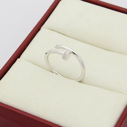 [Ornora Jewelry]JUSTE 1.8MM HALF DIAMOND RING
