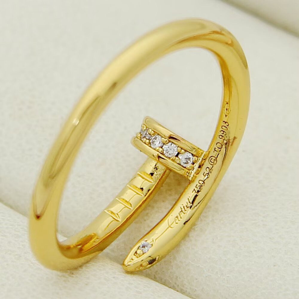 [Ornora Jewelry]JUSTE 1.8MM HALF DIAMOND RING