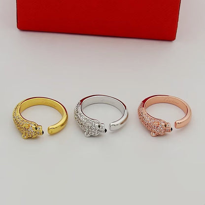 [Ornora Jewelry]PANTHERE HALF DIAMOND SMALL RING