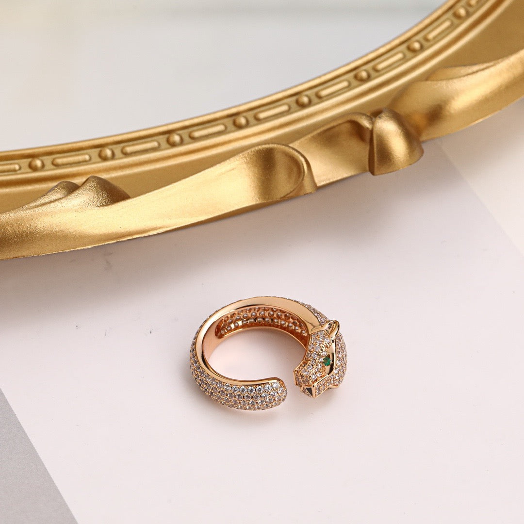 [Ornora Jewelry]PANTHERE FULL DIAMOND SMALL RING