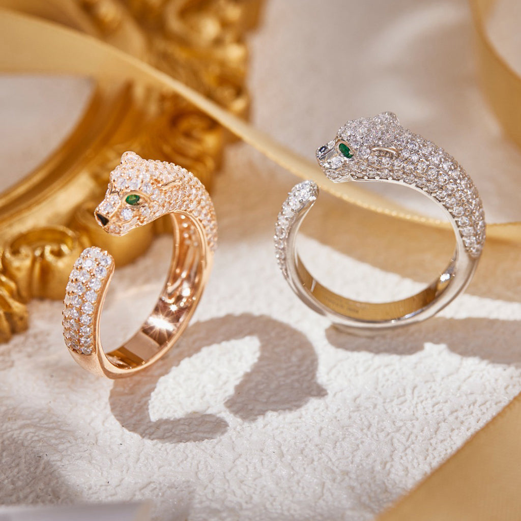 [Ornora Jewelry]PANTHERE FULL DIAMOND SMALL RING