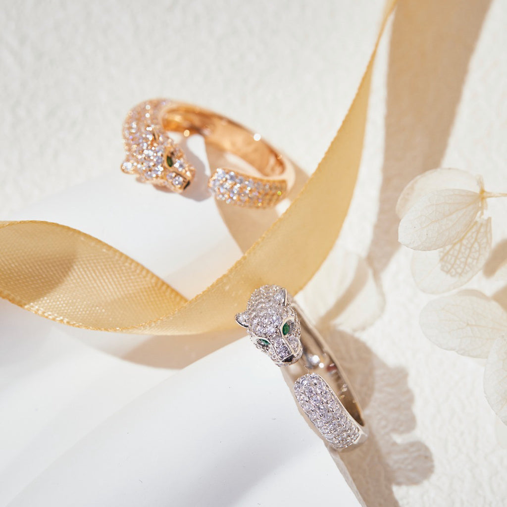 [Ornora Jewelry]PANTHERE FULL DIAMOND SMALL RING