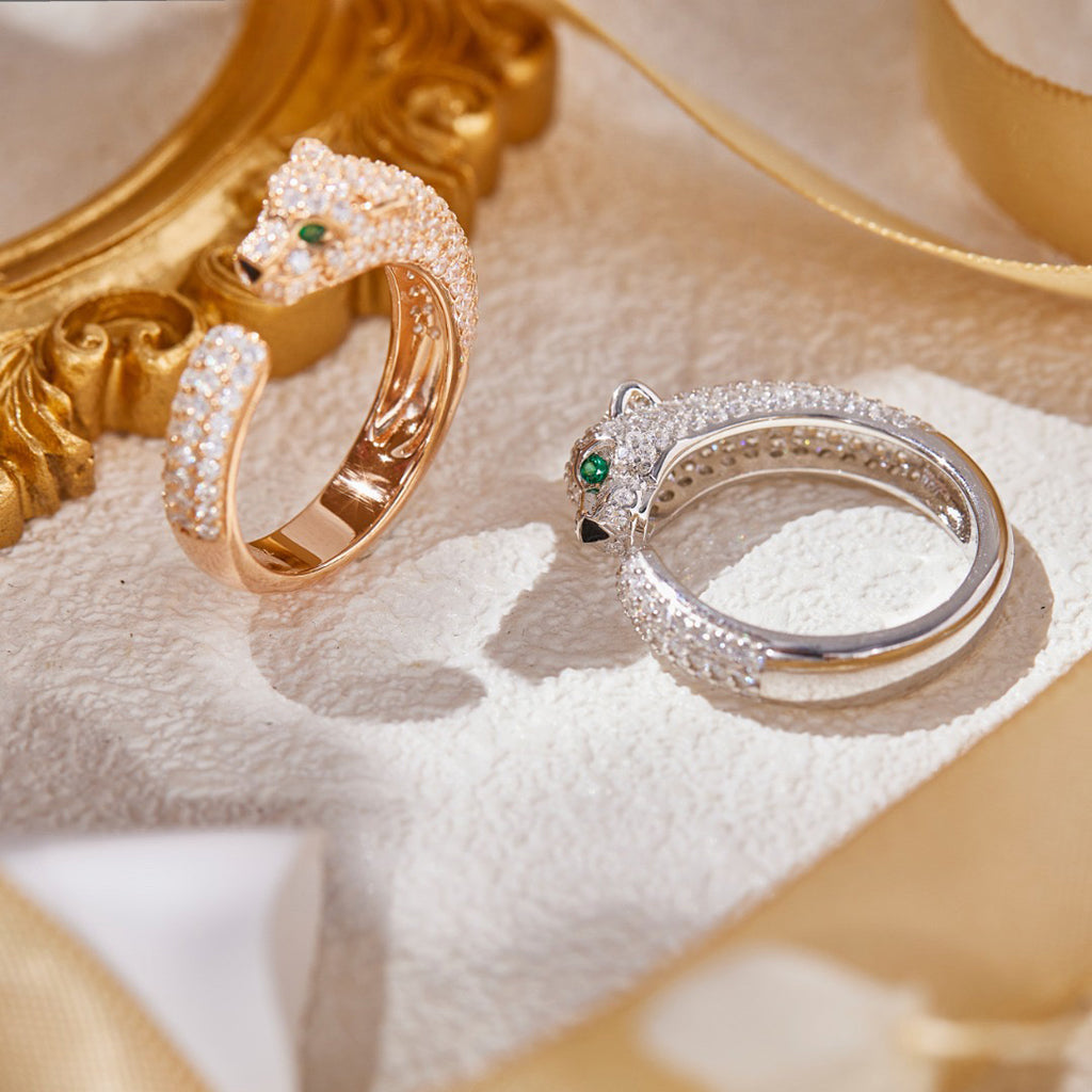 [Ornora Jewelry]PANTHERE FULL DIAMOND SMALL RING