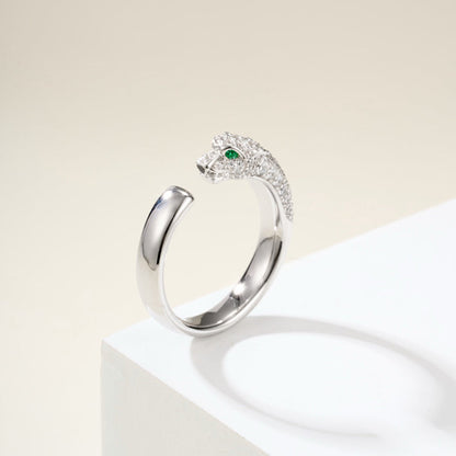[Ornora Jewelry]PANTHERE HALF DIAMOND SMALL RING