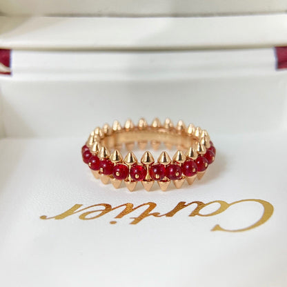 [Ornora Jewelry]CLASH 7.9MM AGATE CHALCEDONY RING