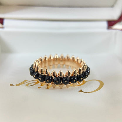 [Ornora Jewelry]CLASH 7.9MM AGATE CHALCEDONY RING