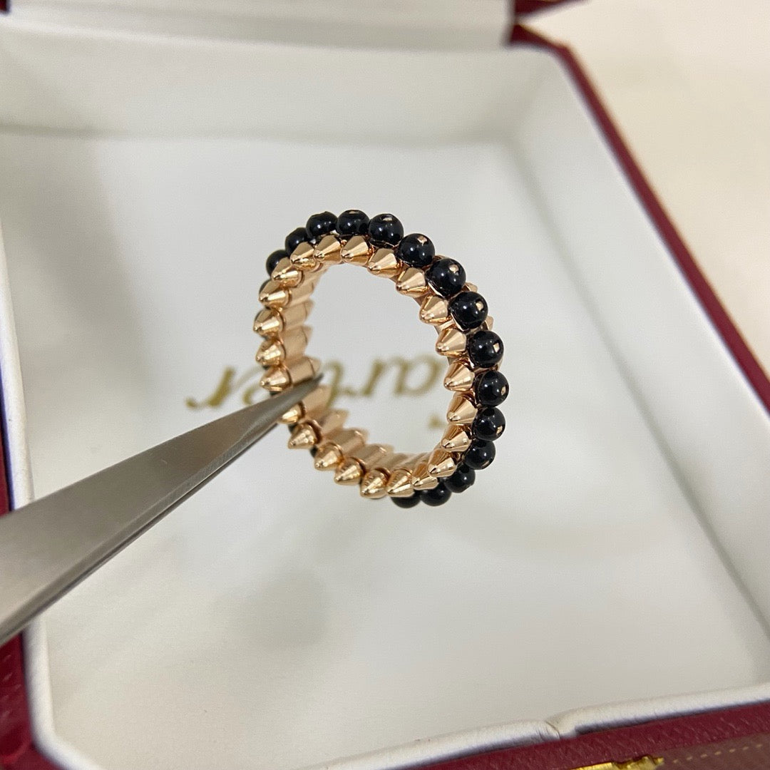 [Ornora Jewelry]CLASH 7.9MM AGATE CHALCEDONY RING