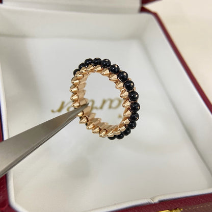 [Ornora Jewelry]CLASH 7.9MM AGATE CHALCEDONY RING