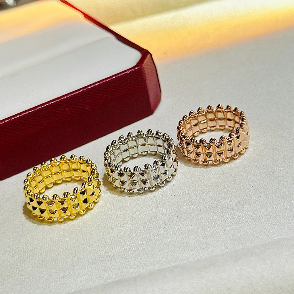 [Ornora Jewelry]CLASH 9.2MM DOUBLE ROW RING