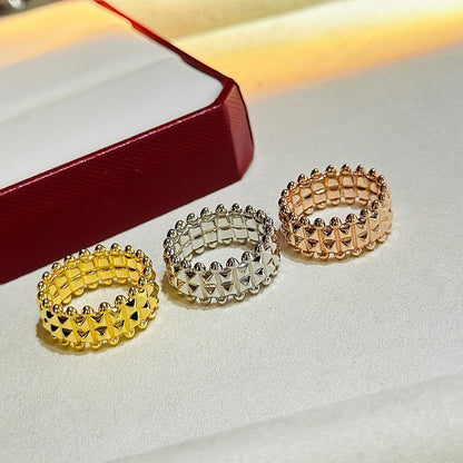 [Ornora Jewelry]CLASH 9.2MM DOUBLE ROW RING