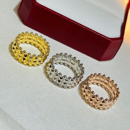 [Ornora Jewelry]CLASH 9.2MM DOUBLE ROW RING